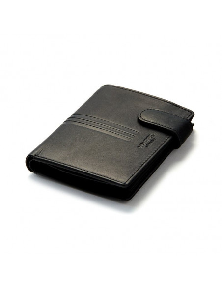 Cartera con Broche y Monedero Interior Doble Esteca