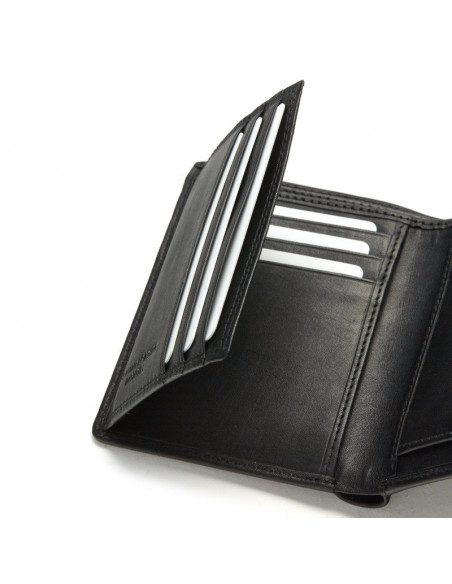 Cartera con Broche y Monedero Interior Doble Esteca