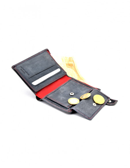 Cartera con broche Raya Roja