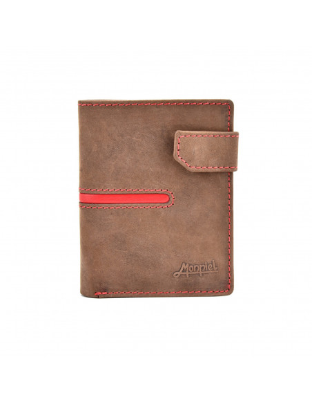 Cartera con broche Raya Roja