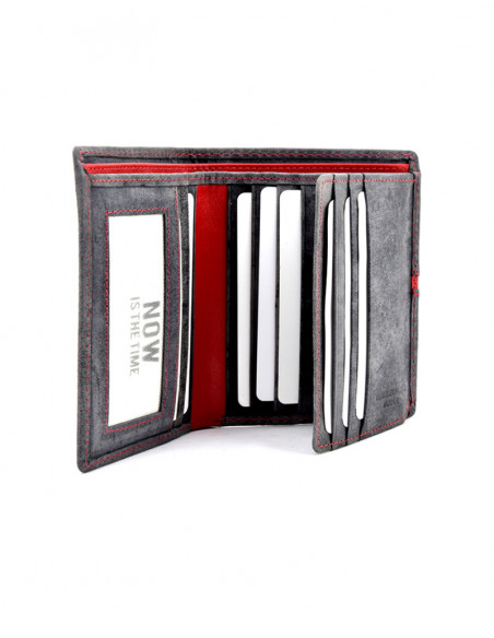 Billetero sencillo Raya Roja