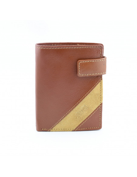 Cartera con Broche y Monedero