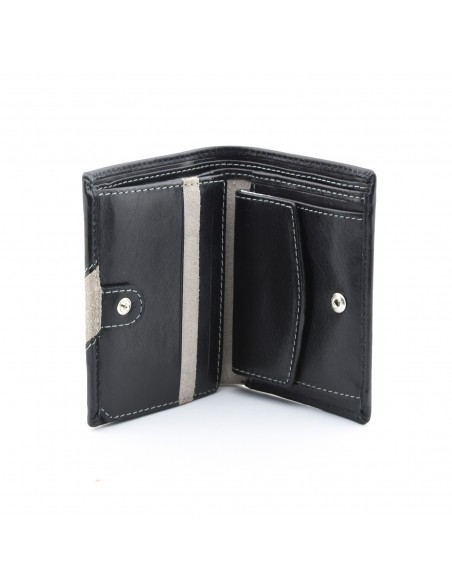 Cartera con Monedero y Broche Interior