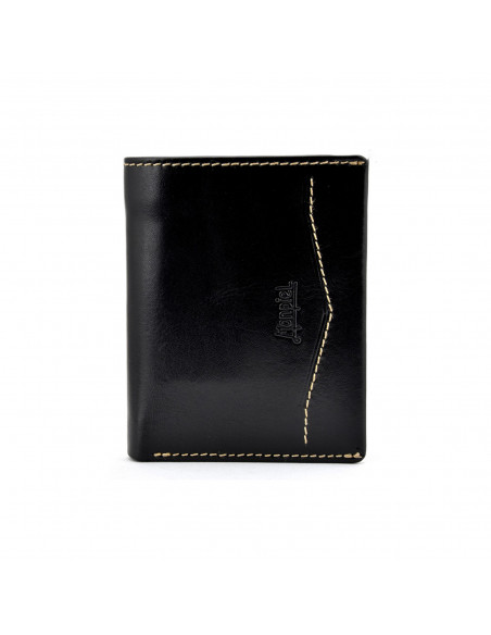 Cartera con Monedero Cosido Lateral