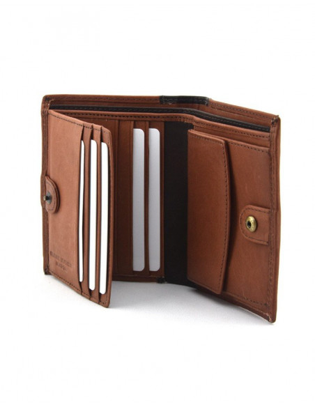 Cartera con Monedero y Broche Interior