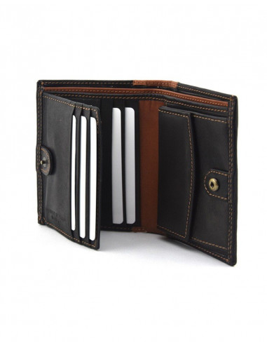 Cartera con Monedero y Broche Interior