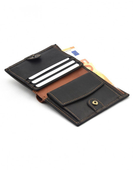 Cartera con Monedero y Broche Interior