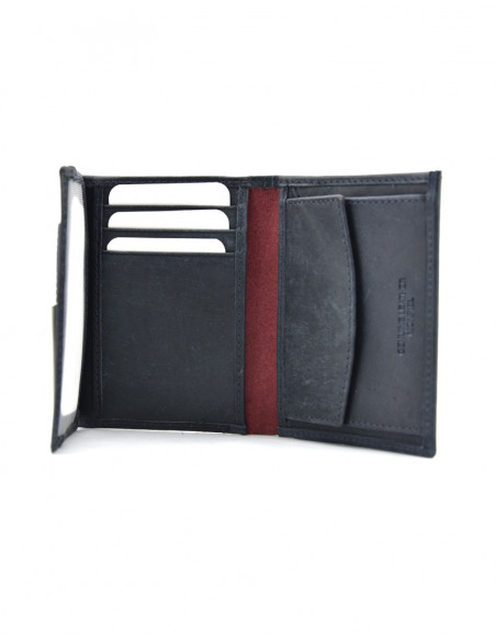 Billetero Solapa con monedero y extra tarjetas