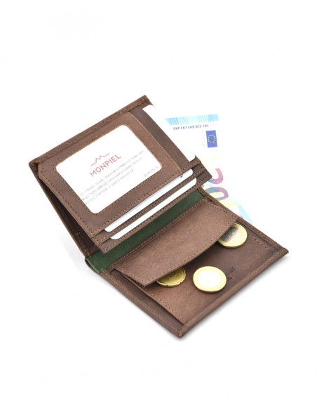 Billetero Solapa con monedero y extra tarjetas