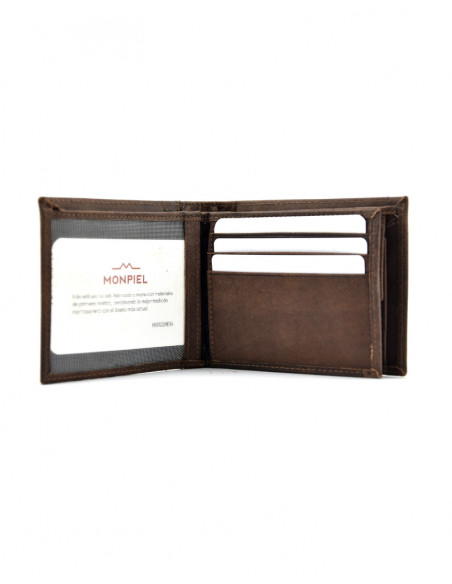 Cartera Americana Grande Solapa con Monedero