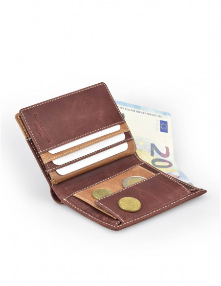 Billetero con Monedero Lateral Entramado