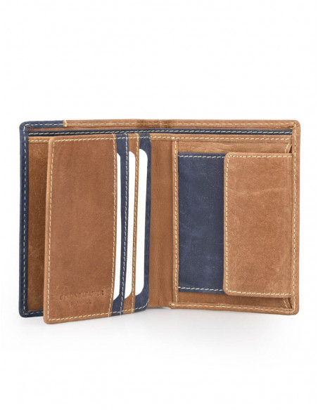 Billetero con Monedero Lateral Entramado