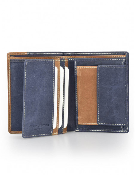 Billetero con Monedero Lateral Entramado