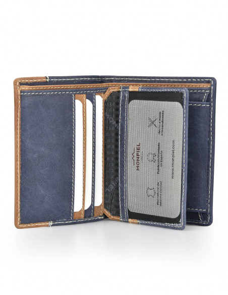 Billetero con Monedero Lateral Entramado