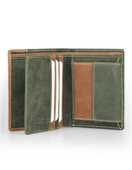 Billetero con Monedero Lateral Entramado