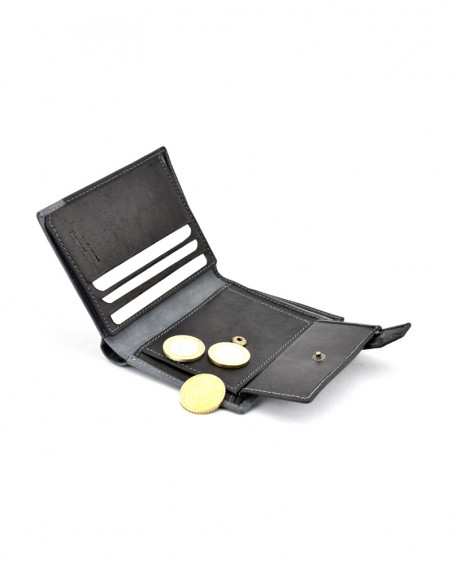 Cartera con broche color mix