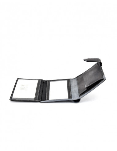 Cartera con broche color mix