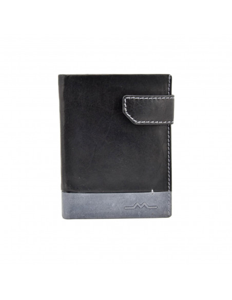 Cartera con broche color mix