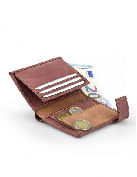 Billetero con Broche y Monedero Sendero