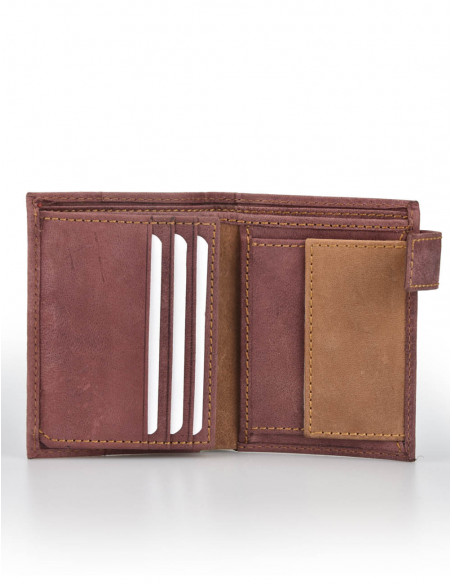 Billetero con Broche y Monedero Sendero