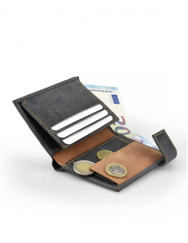 Billetero con Broche y Monedero Sendero