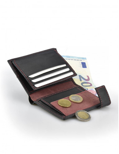 Billetero con Broche y Monedero Sendero