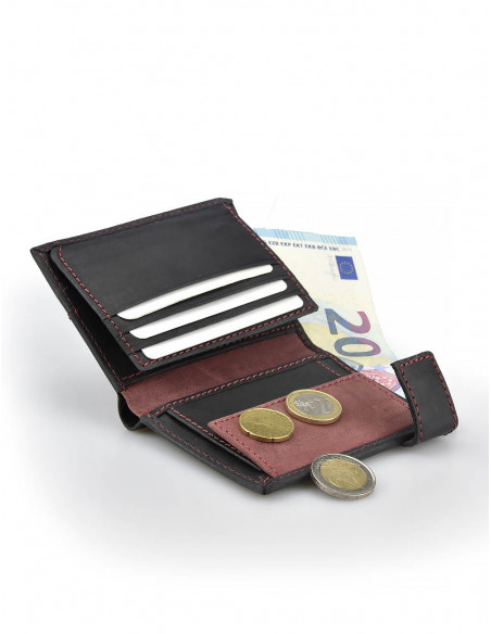 Billetero con Broche y Monedero Sendero