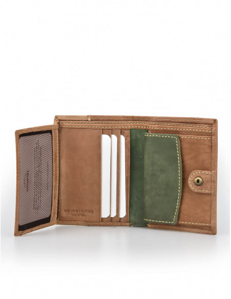 Cartera con Broche dentro y Monedero Sendero