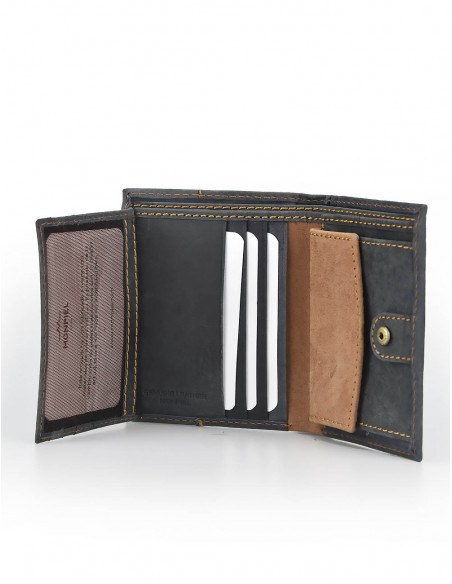 Cartera con Broche dentro y Monedero Sendero