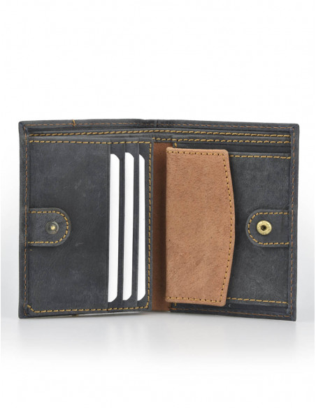 Cartera con Broche dentro y Monedero Sendero