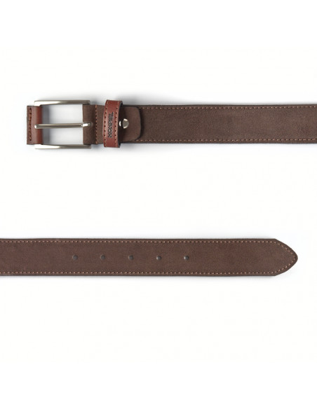 Cinturón Serraje Hebilla Forrada