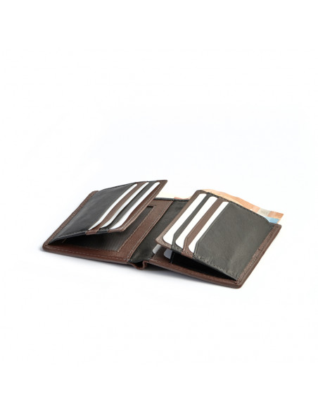 Billetero sencillo bicolor