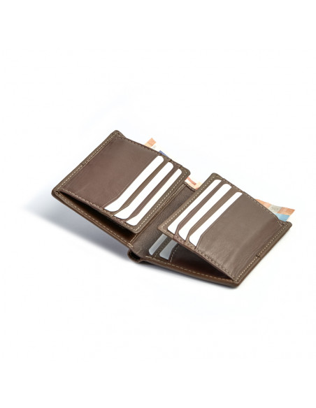 Billetero sencillo bicolor