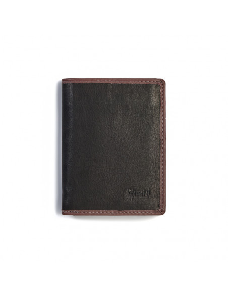 Billetero sencillo bicolor