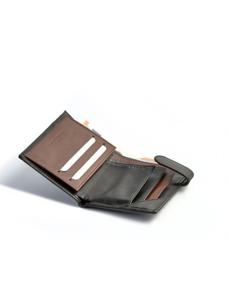 Billetero con broche y clasificador de billetes