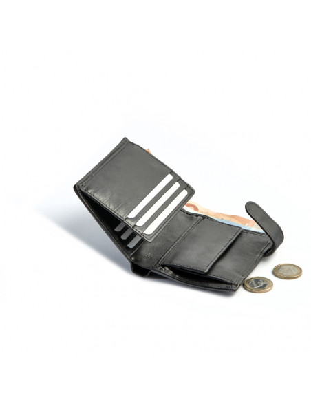 Cartera con Broche y Monedero