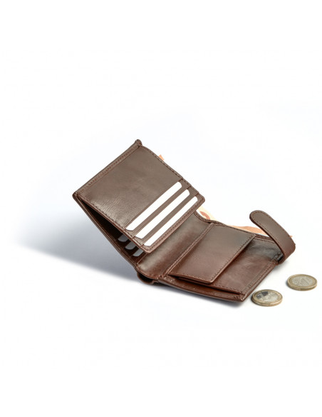 Cartera con Broche y Monedero