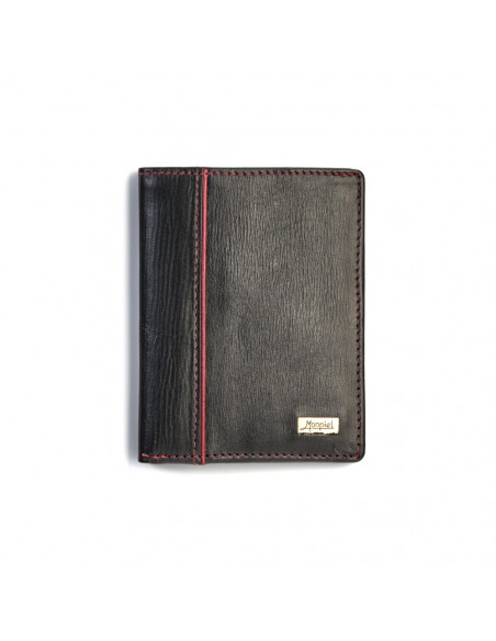 Billetero sencillo piel tramada