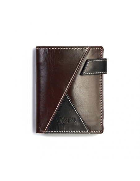 Billetero con broche y monedero