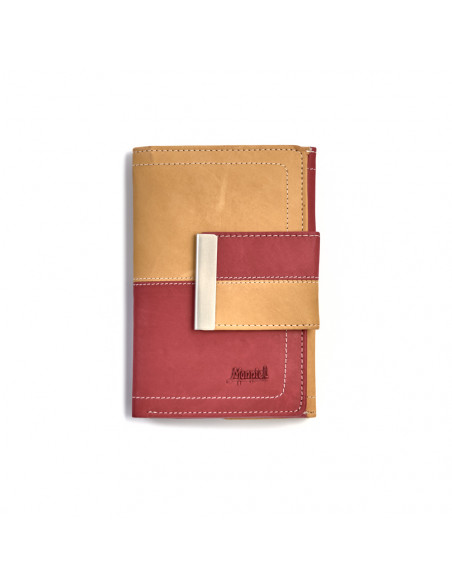 Monedero/ Billetero Amarillo Y Rojo