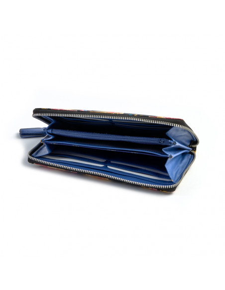 Billetero con cremallera