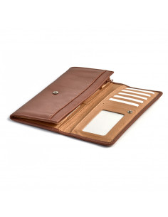 Cartera Cuero con flores 2