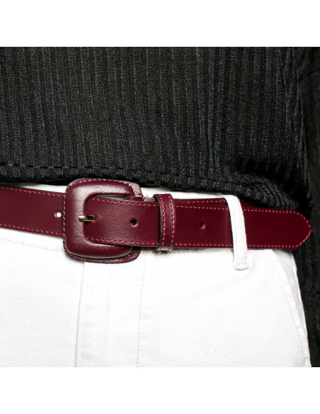 Cinturón de Señora Hebilla Forrada