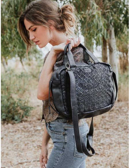 Bolso de piel para mujer cuadrado Soul