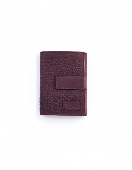 Cartera con Broche Pequeña - Morado